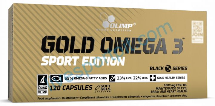 Омега-3 Gold Omega 3 Sport Edition 120 капсул Olimp Sport Nutrition