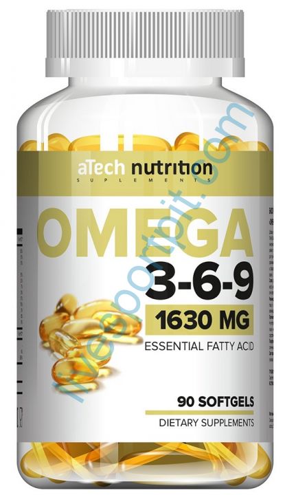 Омега-3-6-9 1630 мг 90 капсул aTech Nutrition
