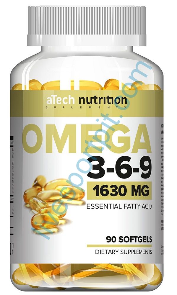 Омега-3-6-9 1630 мг 90 капсул aTech Nutrition
