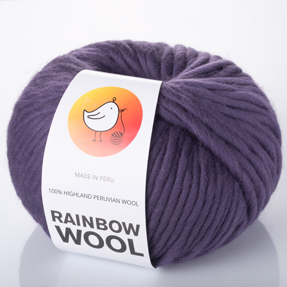 Rainbow Wool Smoky Violet