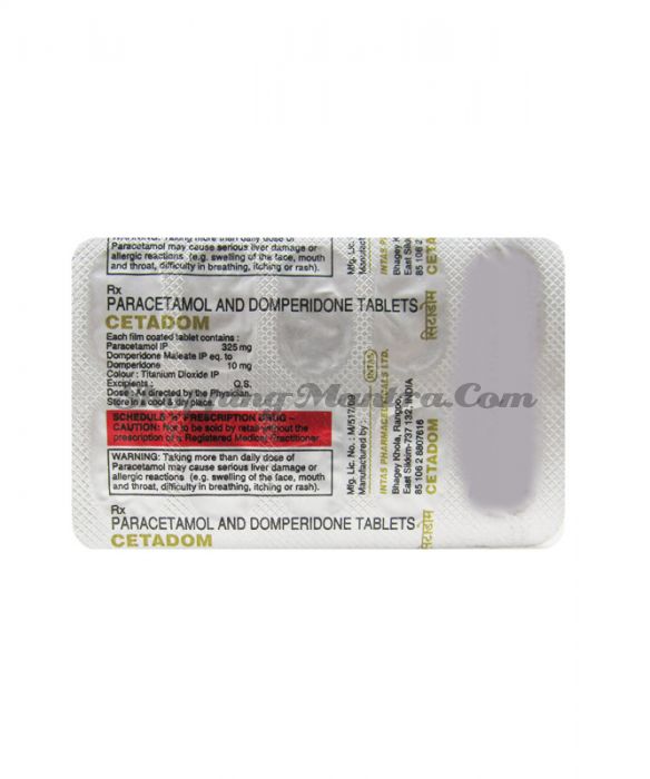 Цетадом Интас Фарма| Intas Pharma Cetadom Tablet