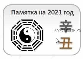 Памятка на 2021 год (Юлия Бальсина)