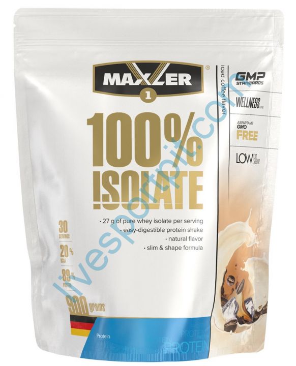 Сывороточный изолят 100% Isolate 900 г Maxler