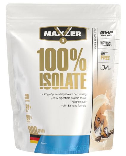 Сывороточный изолят 100% Isolate 900 г Maxler