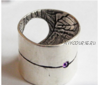 Фотоурок: серебряное кольцо с текстурой внутри (argentarium.live)