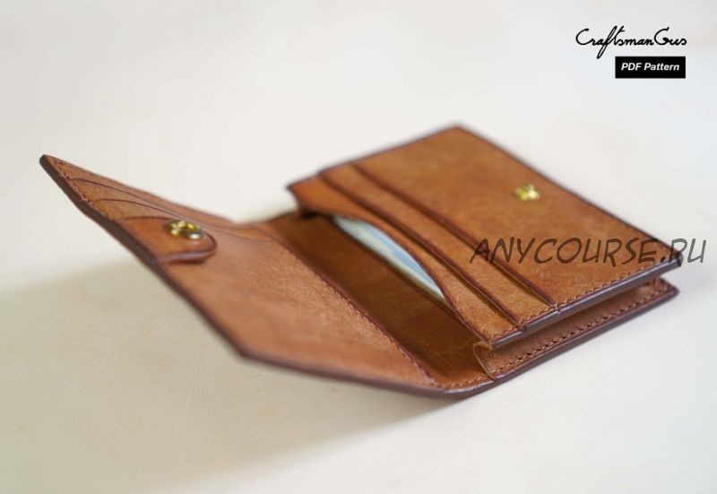 Кожаный бумажник «Card Case Wallet» [Craftsmangus]