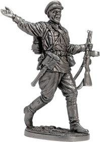 Старший сержант пехоты РККА. 1941-43 гг. СССР (олово)