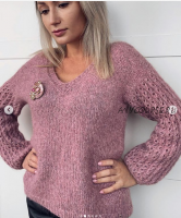 Пуловер «Elegance» (lera_letunovskaya)