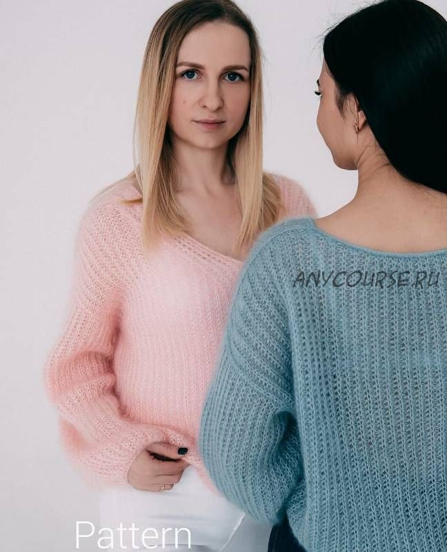 Пуловер оверсайз «Breath pullover» (skrobova_knits)