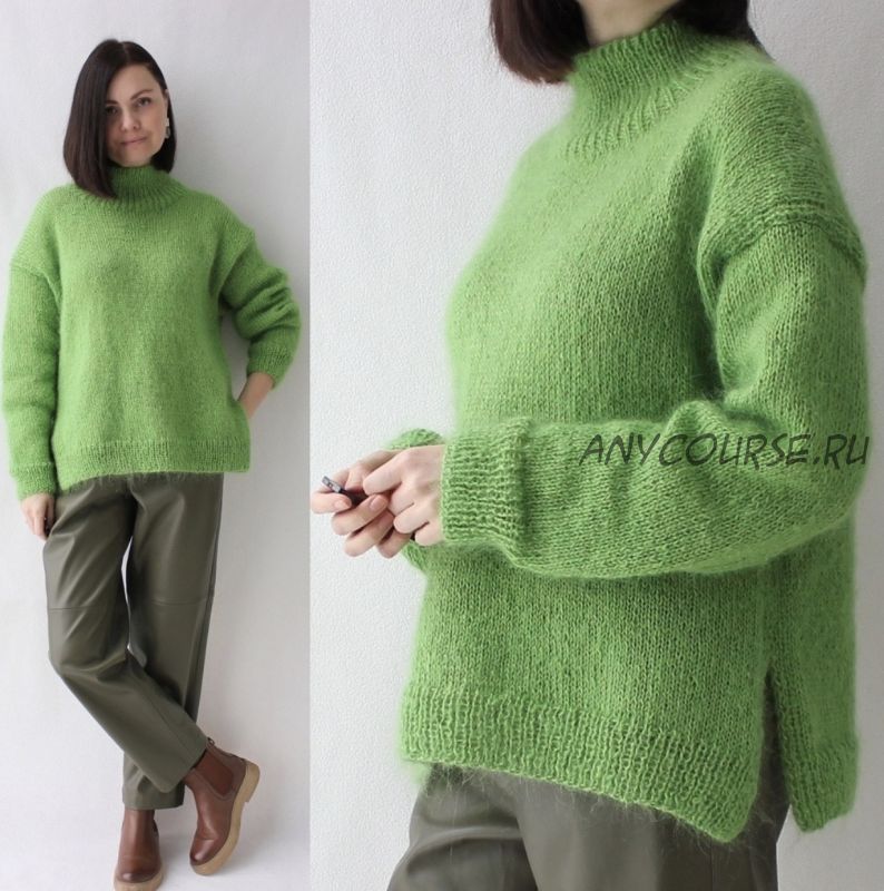 [kuzmina_knitwear] Свитер 'Trendy Mohair' (Елена Кузьмина)