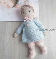МК Вязаной одежды для куклы 25-26 см (Марина Попова)