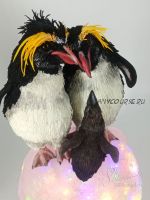 Золотоволосые пингвины (светильник) (Татьяна Шмелёва)