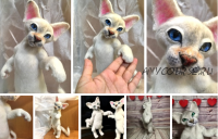 [Радуга Амигуруми] Кошка породы Девон-Рекс (Диля Азизова)