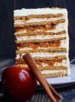 Медовый торт «Яблочный пирог» (Маруся Манько)