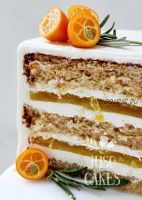 [Кондитерка] Карамельный торт с яблочной начинкой. Рецепт и Техника (Juso Cakes)