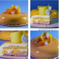 [Pastry-School] Муссовый торт «Персик-манго» (Елена Крохмаль)