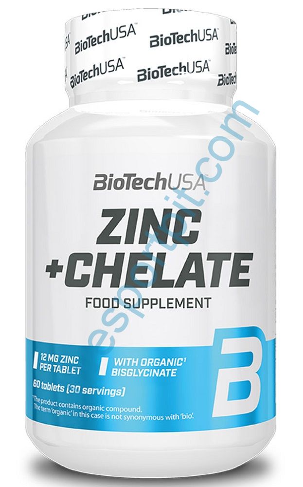 Минеральный комплекс Zinc + Chelate 60 таблеток BiotechUSA