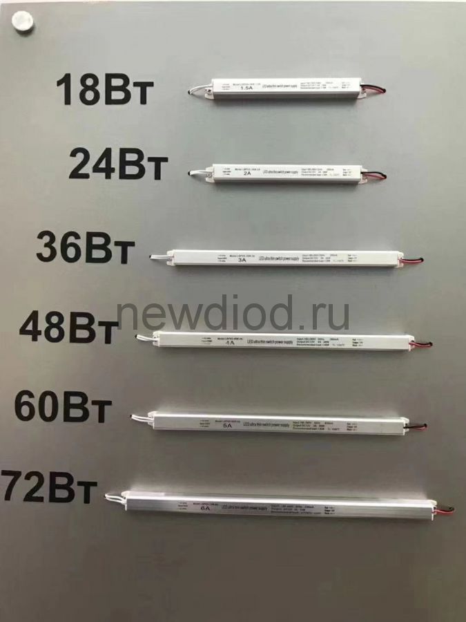 Блок питания ультратонкий Super Slim 48W.12V.4A.IP20 (корпус алюминий) Oreol