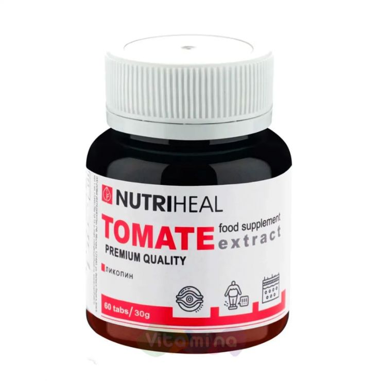 Nutriheal Томат Экстра с ликопином. Tomate Extract, 60 шт