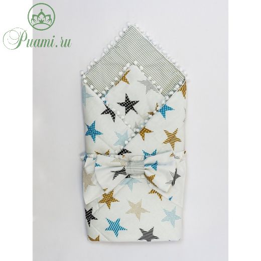Одеяло-конверт на выписку «Звезды», размер 100x100 см