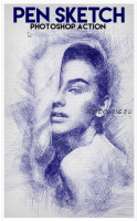 [Graphicriver] Экшен Photoshop Pen Sketch