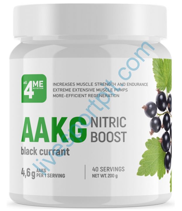 Аргинин AAKG, 200 г 4Me Nutrition