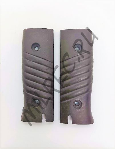 Накладки на рукоятку штык-ножа Маузер 98К (копия) цвет темно-коричневый