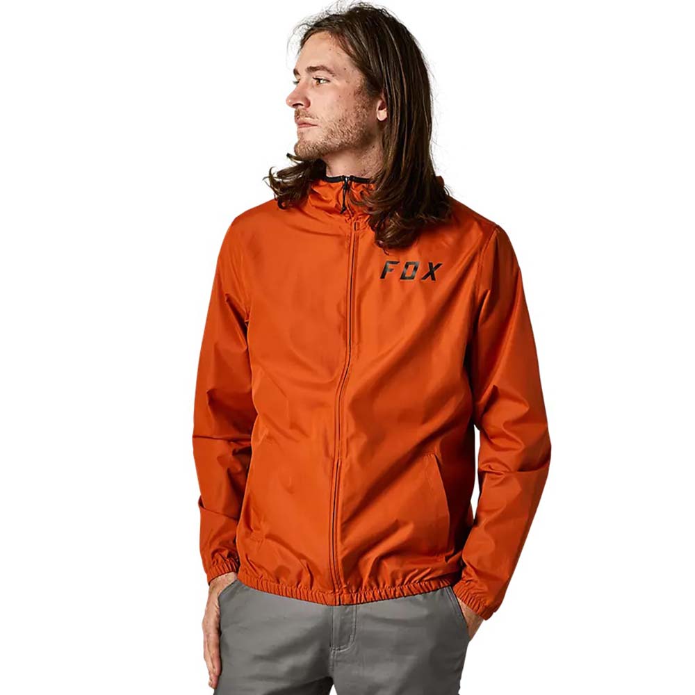 Fox Clean Up Windbreaker Jacket Burnt Orange куртка