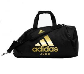 Сумка-рюкзак Training 2 in 1 Bag Judo M черно-золотая adiACC052J-M