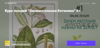 Занимательная ботаника 8+ Тариф «5 занятий» (Лиза Котлярова)