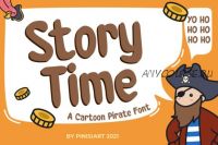[Creative Fabrica] Storytime Font. Детский шрифт без засечек