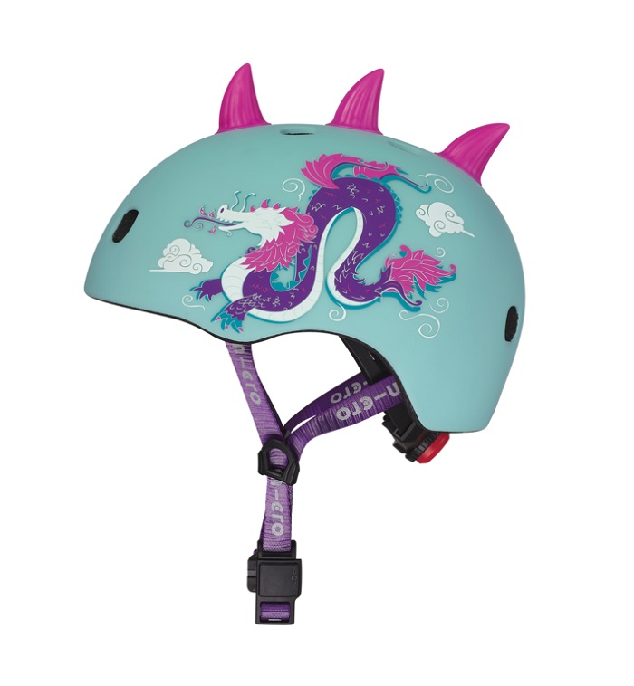 Шлем для трюкового самоката Дракон 3D BOX фирма MICRO S 48-53 cm