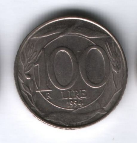 100 лир 1994 года Италия
