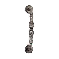 Ручка-скоба Extreza Greta R06 серебро античное