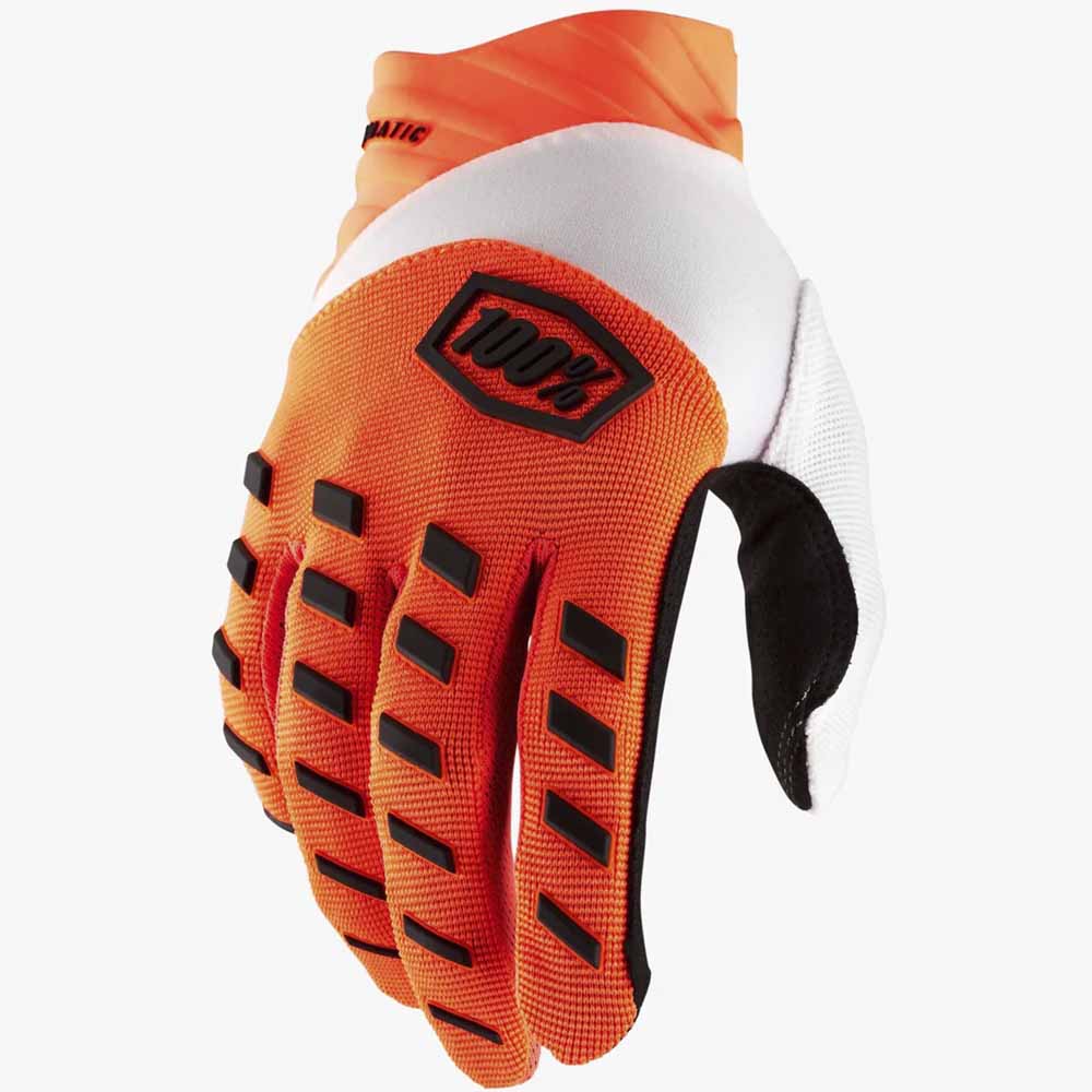 100% Airmatic Fluo Orange перчатки для мотокросса и эндуро