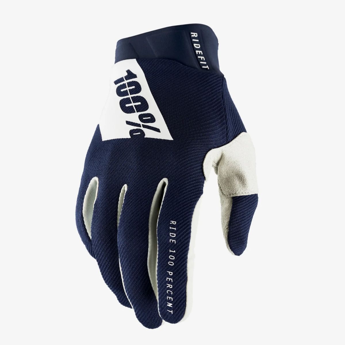 100% Ridefit Glove Navy перчатки для мотокросса и эндуро