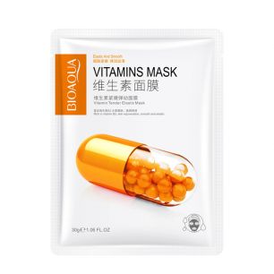 Мультивитаминная маска Биоаква с экстрактом барбадосской вишни и витамином В2 «BIOAQUA» (67390)
