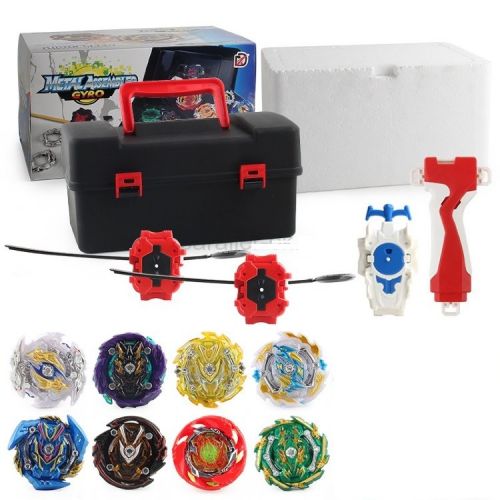 Набор бейблейд BEYBLADE с 8 волчками в боксе-кейсе