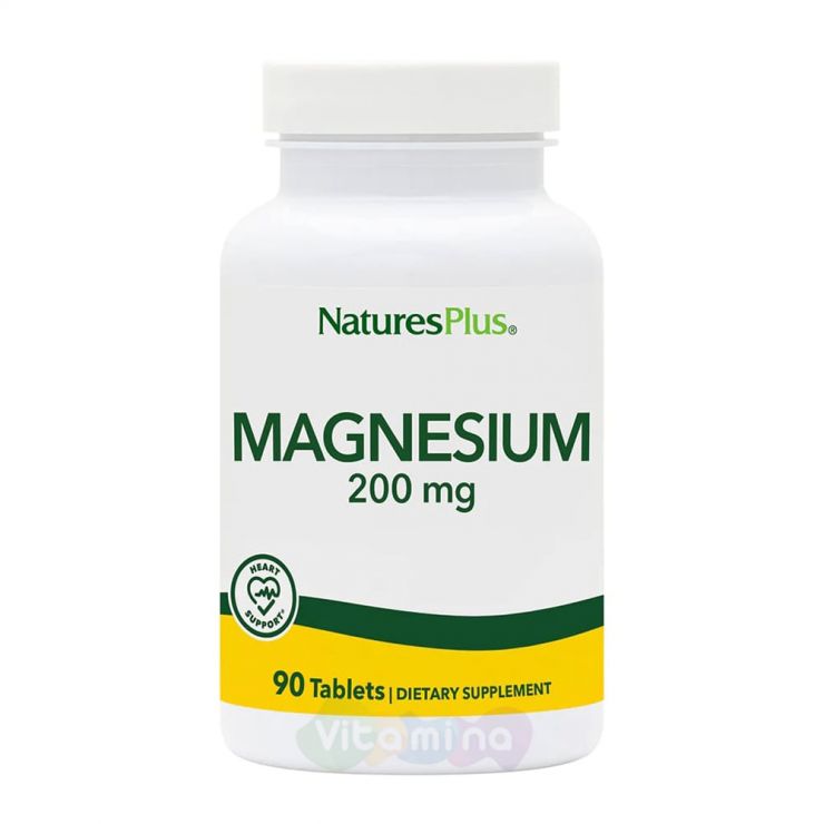 Nature's Plus Магний 200 мг, 90 шт