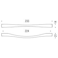 Ручка-скоба Colombo Design F105G схема