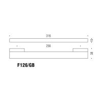 Ручка-скоба Colombo Design F126GB схема