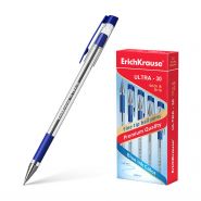 Ручка шариковая ErichKrause® ULTRA-30, цвет чернил синий, 2 штуки в блистере