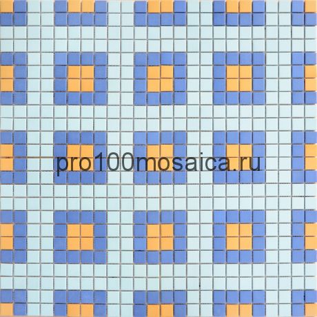 Мозаика из керамогранита неглазурованная с прокрасом в массе Ornamento 3  30х30х0,6 см (чип 23х23х6 мм)