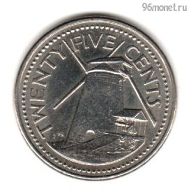 Барбадос 25 центов 2003