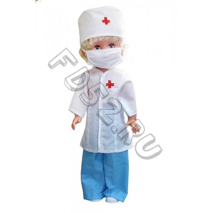 Одежда для куклы "Доктор" арт.ОК08