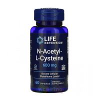 Life Extension NAC N-Ацетил-L-цистеин N-Acetyl-L-Cysteine 600мг, 60 капс