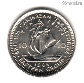 Брит. Карибские территории 10 центов 1965
