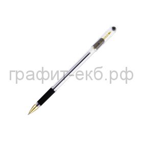 Ручка шариковая MunHwa MC GOLD маслянная основа черная BMC-01