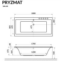схема Excellent Pryzmat 180x80 Soft