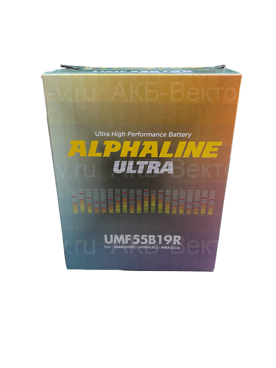 АКБ Alphaline Ultra 50Ач UMF55B19L / UMF55B19R